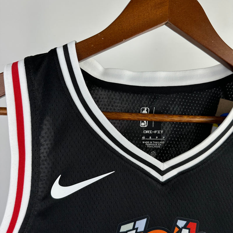 Regata Los Angeles Clippers City 2023 Masculina - Preto