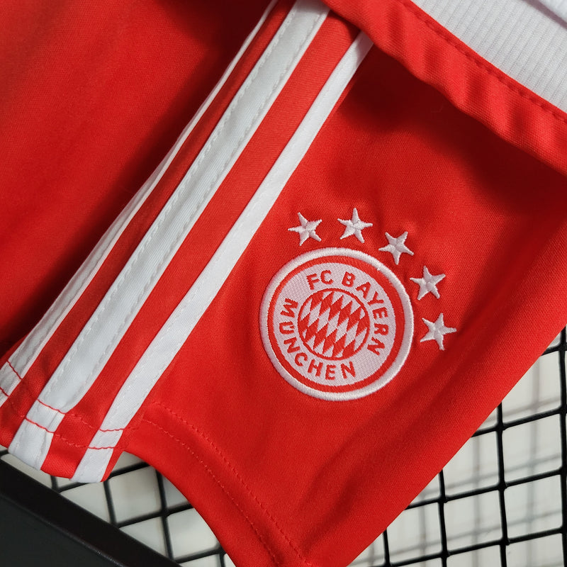 Kit Infantil Bayern de Munique I 23/24 Adidas - Branco