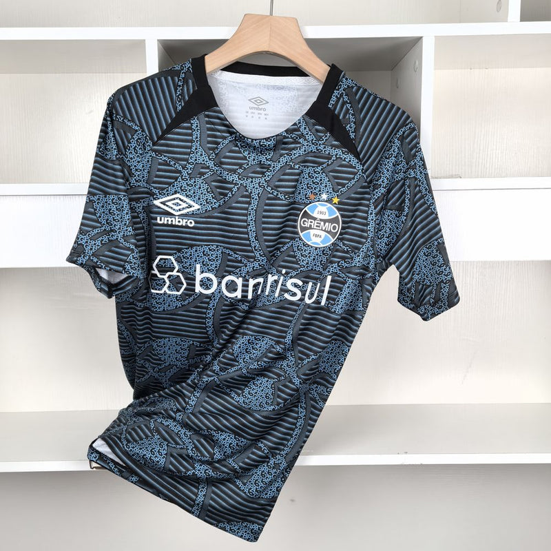 Camisa Grêmio Treino 2024 Umbro - Preta e Azul