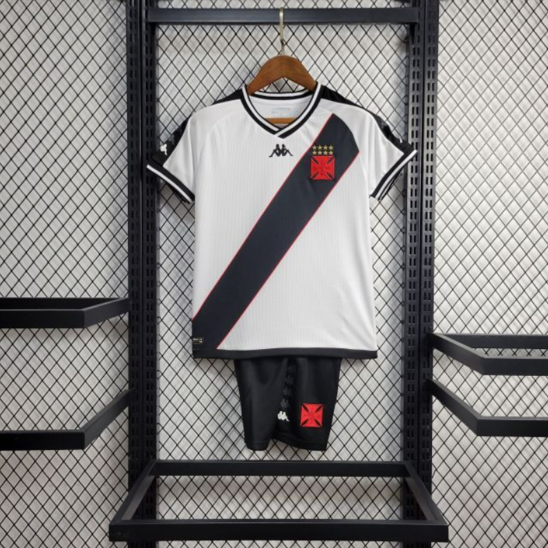 Kit Infantil Vasco da Gama 2024 Kappa - Branco