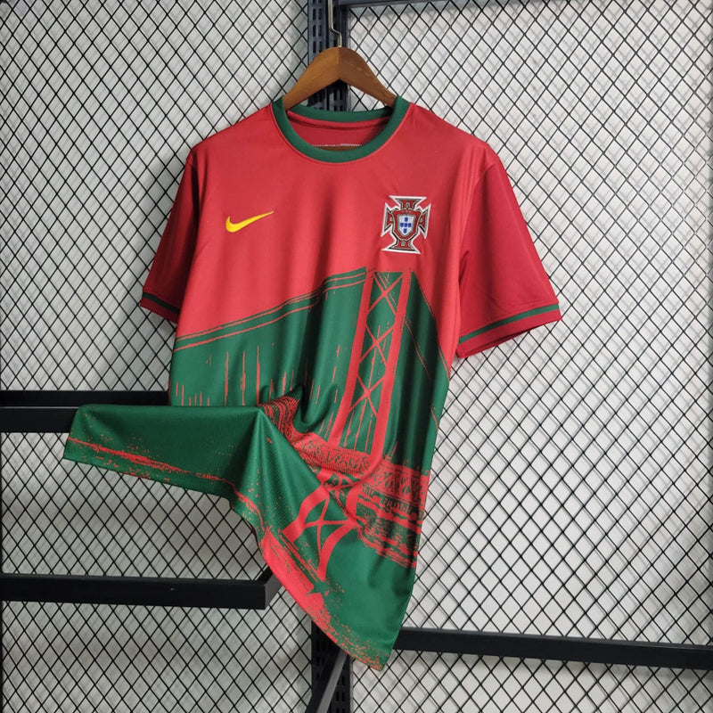 Camisa seleção Portugal I 23/24 Nike - Vermelho e Verde