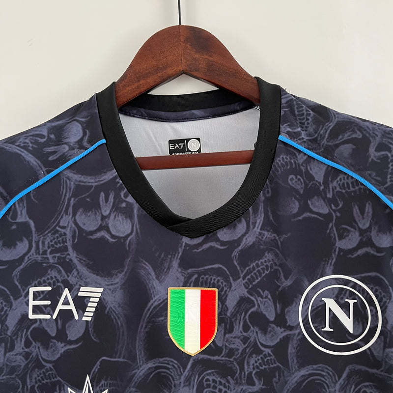 Camisa Napoli III 23/24 EA7 - Halloween Preto