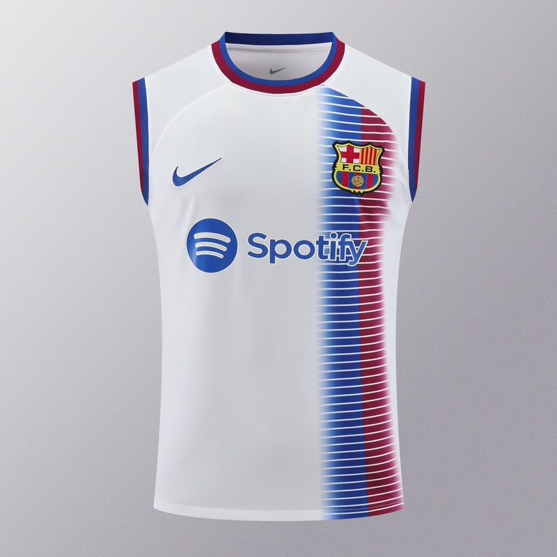 Kit Treino Barcelona 2023/24 Nike - Branco