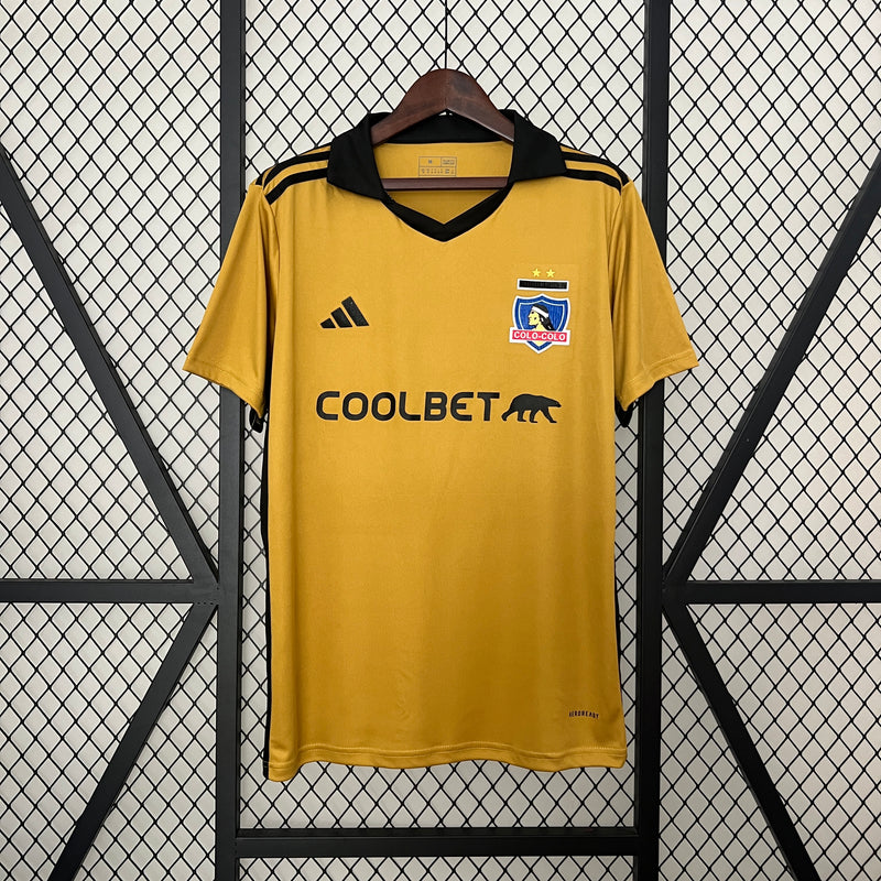 Camisa Colo colo Chile 2024 Adidas - Dourada