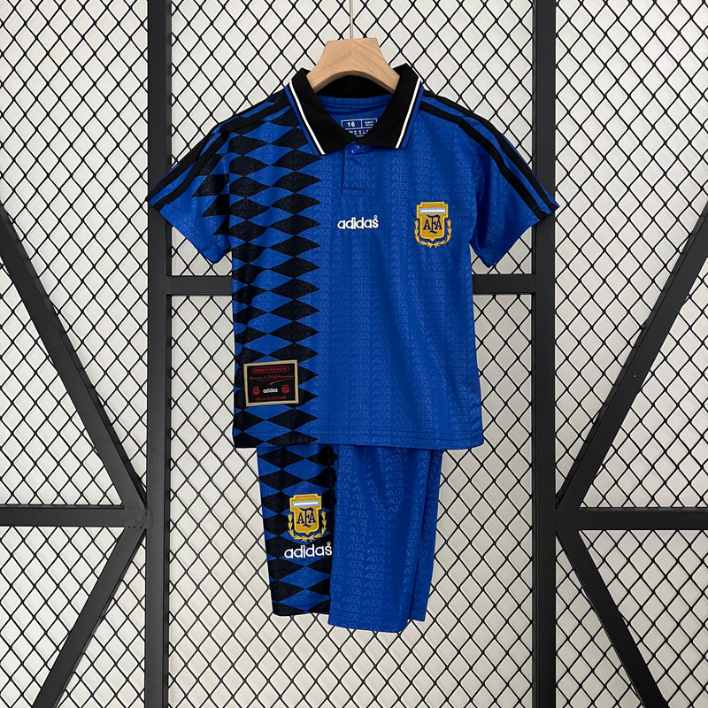 Kit Infantil Argentina 1994 Adidas - Azul