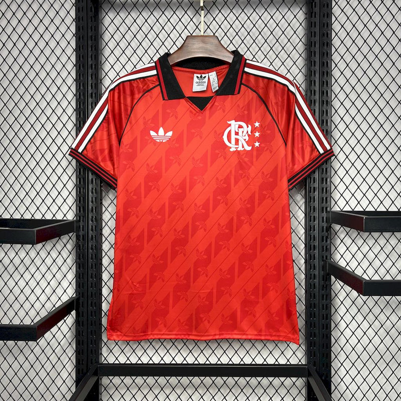 Camisa Flamengo Lifestyler Adidas 24/25 - Vermelho