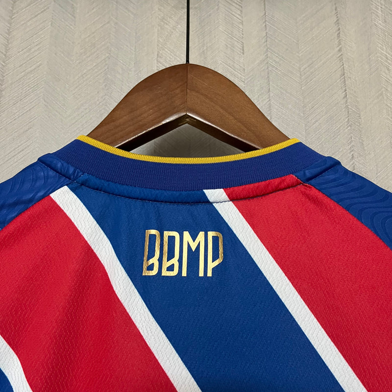 Camisa Bahia 2024 [Com Patrocínios] Esquadrão - Tricolor