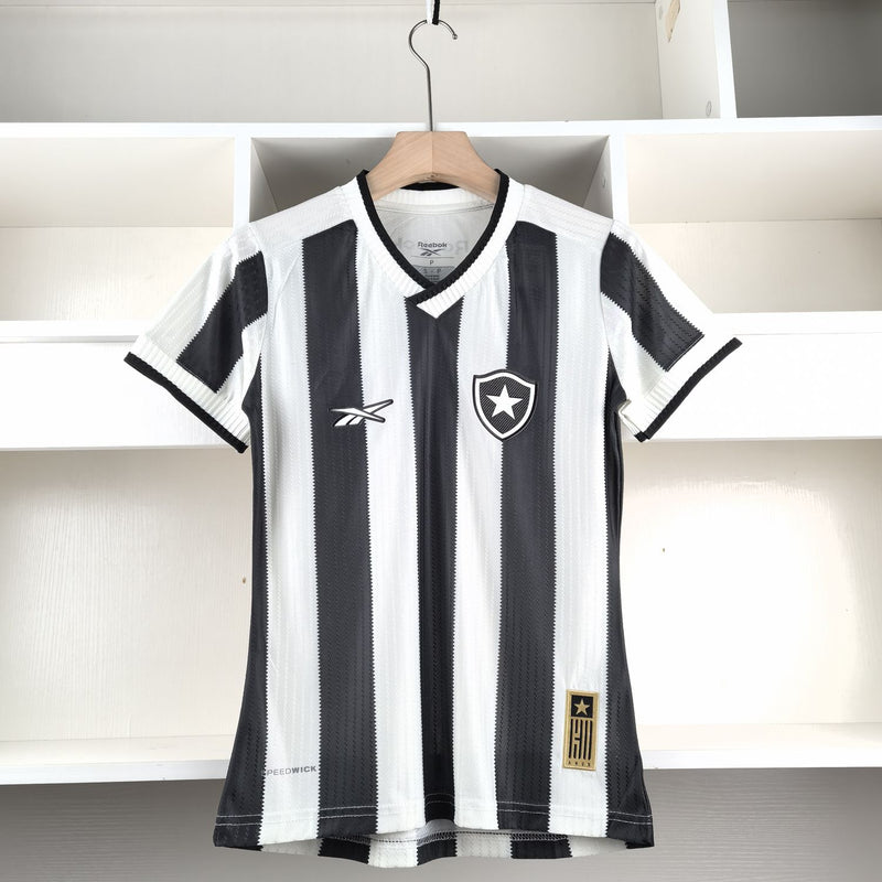 Camisa Botafogo Feminina 2024 Rebook - Preto e Branca