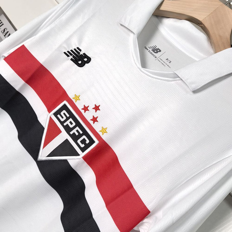 Camisa São Paulo Manga longa 2024 New Balance - Branca