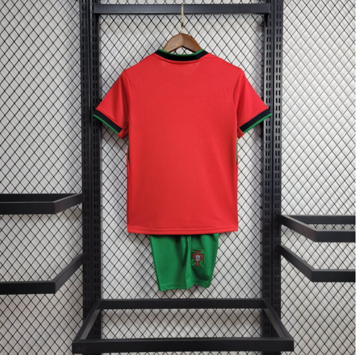 Kit Infantil Seleção Portugal 2024 Nike - Vermelho e Verde