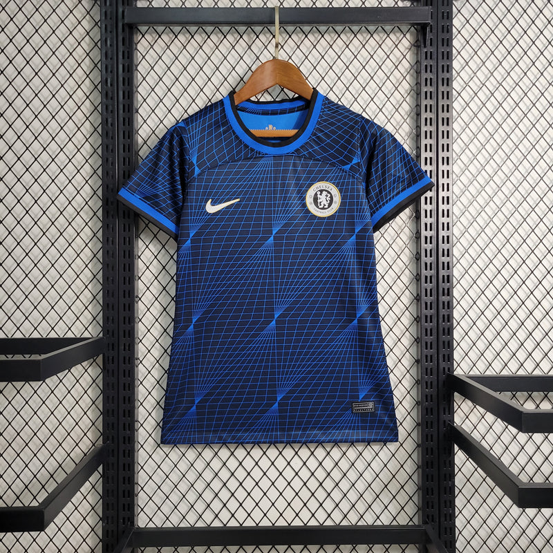 Camisa Feminina Chelsea II 23/24 Nike - Azul