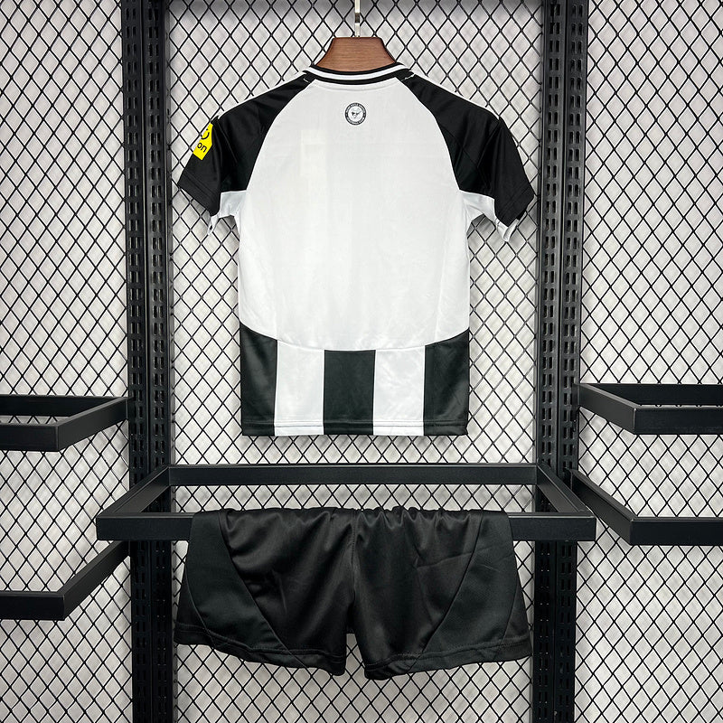 Kit Infantil Newcastle 24/25 Adidas - Preto e Branco