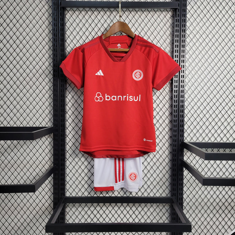 Kit Infantil Internacional I 23/24 Adidas - Vermelho