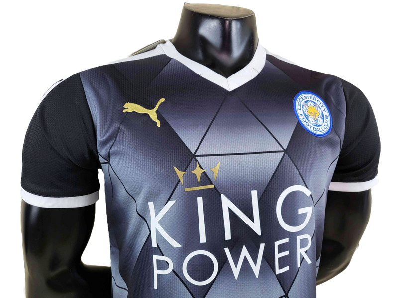 Camisa Leicester City Retrô 15/16 Puma - Azul