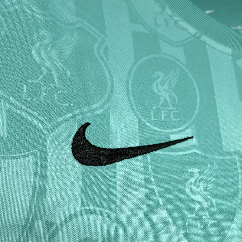 Camisa Liverpool Pré Jogo 24/25 Nike - Azul