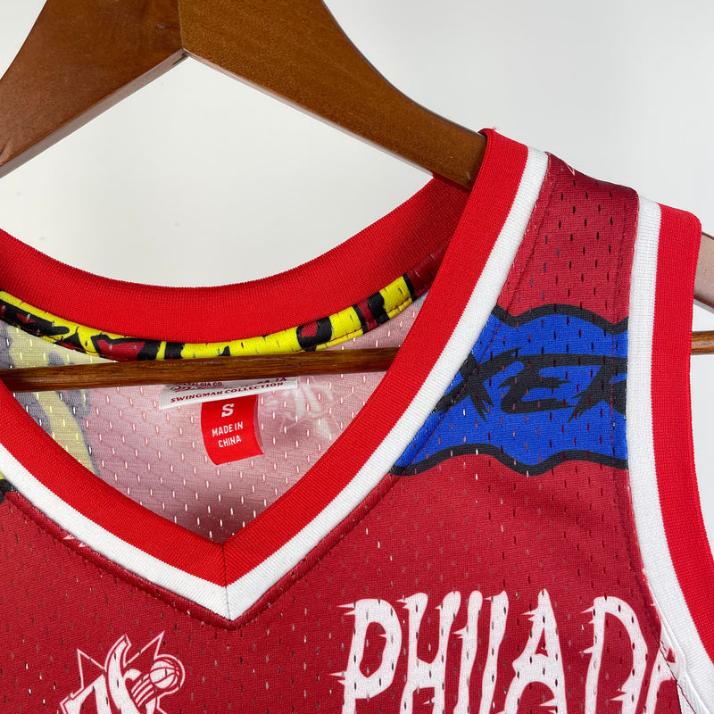 Regata Philadelphia 76ers Edição Limitada 1996/97 Masculina - Vermelha