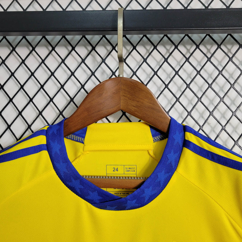 Kit Infantil Boca Juniors II 23/24 Adidas - Amarelo