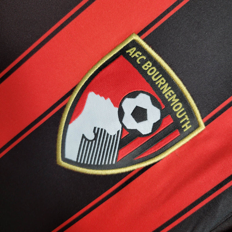 Camisa Bournemouth I 23/24 Umbro - Vermelho e Preto