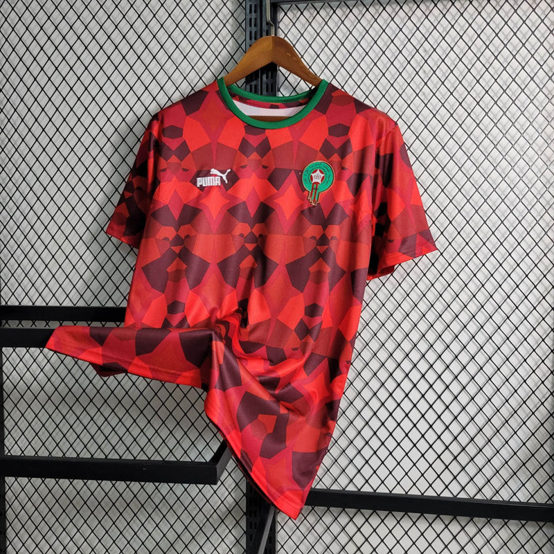 Camisa seleção Marrocos I 23/24 Puma - Vermelho