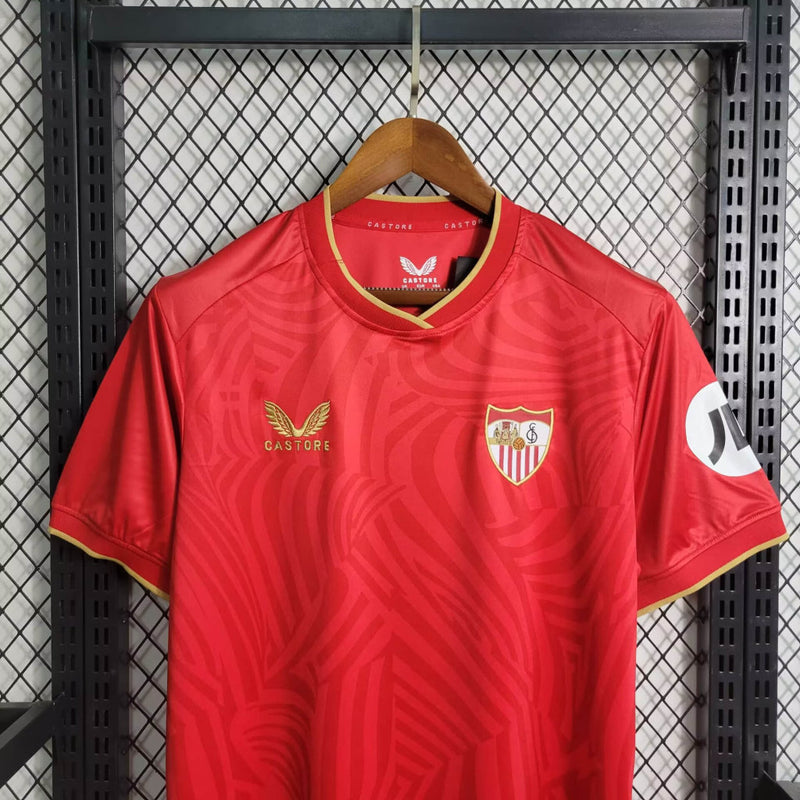 Camisa Sevilla II 23/24 Castore - Vermelho