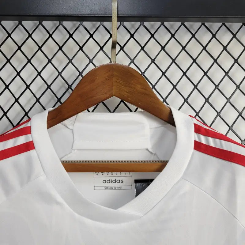 Camisa Flamengo [Com Patrocínio] Feminina 2024 Adidas - Branca