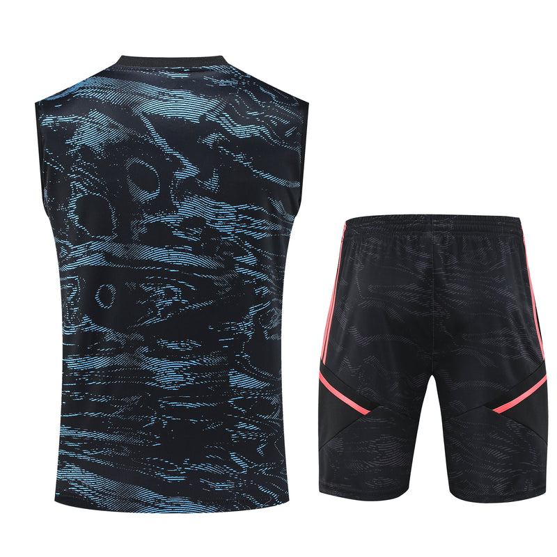 Kit Treino Arsenal 2023/24 Adidas - Preto