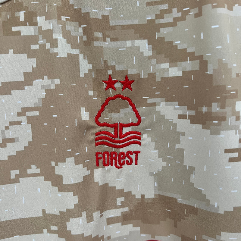 Camisa Nottingham Forest Treino 23/24 Adidas - Bege