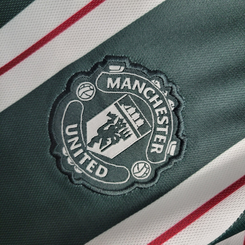 Camisa Feminina Manchester United III 23/24 Nike - Verde