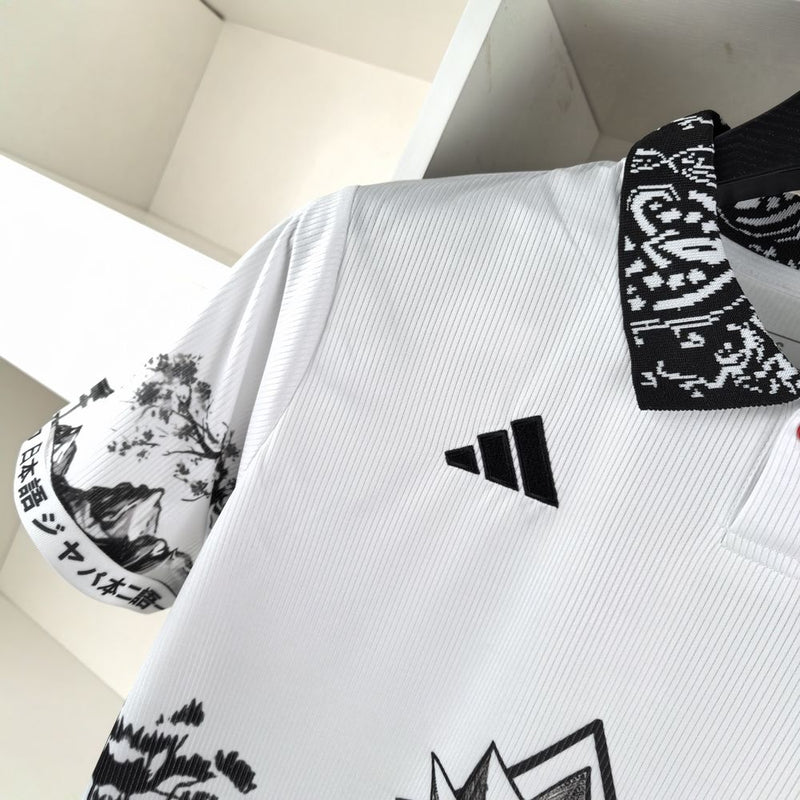 Camisa Seleção Japão Edição especial 2024 Adidas - Preto e Branco