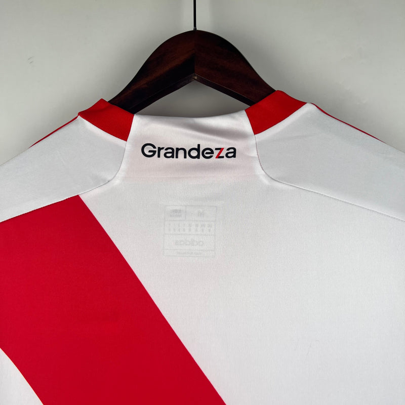 Camisa River Plate I 23/24 Adidas - Branco e Vermelho