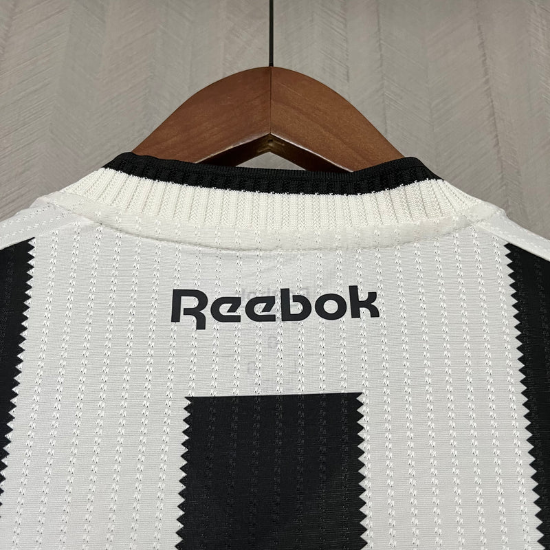 Camisa Botafogo [Com Patrocínio] 2024 Rebook - Branca e Preto