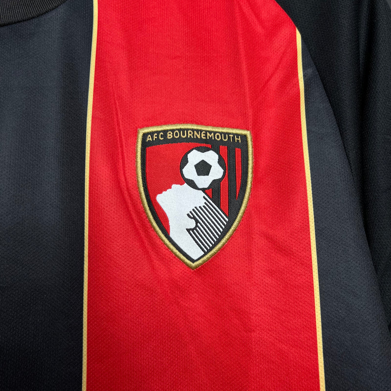 Camisa Bournemouth F.C 24/25 Umbro - Vermelha e Preta