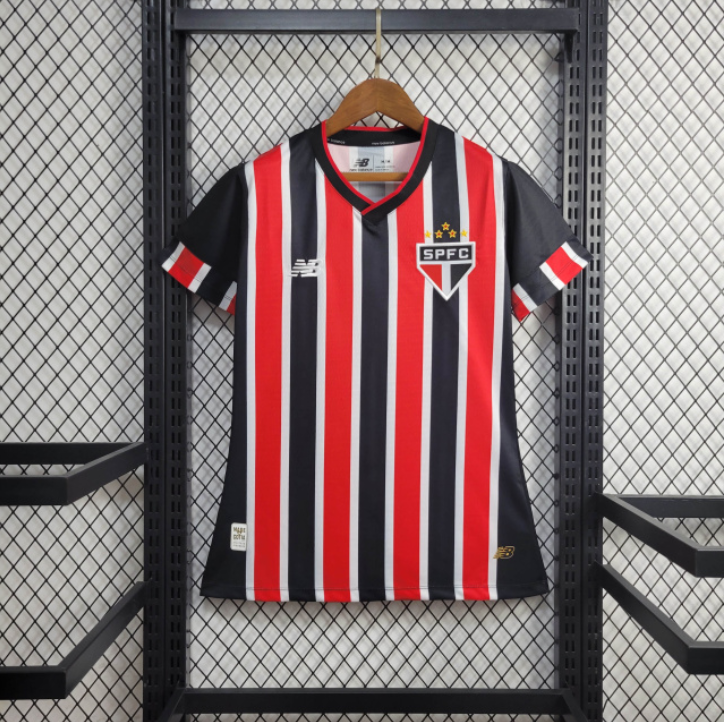 Camisa São Paulo Feminina 2024 New Balance - Tricolor