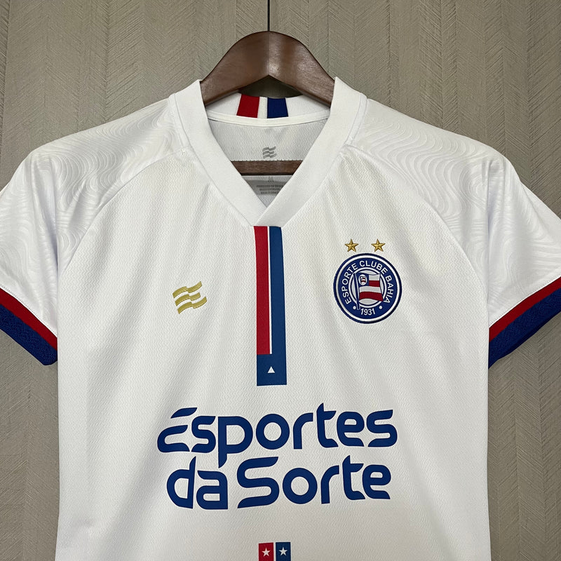 Camisa Bahia Feminina [Com Patrocínio] 2024 Esquadrão - Branca