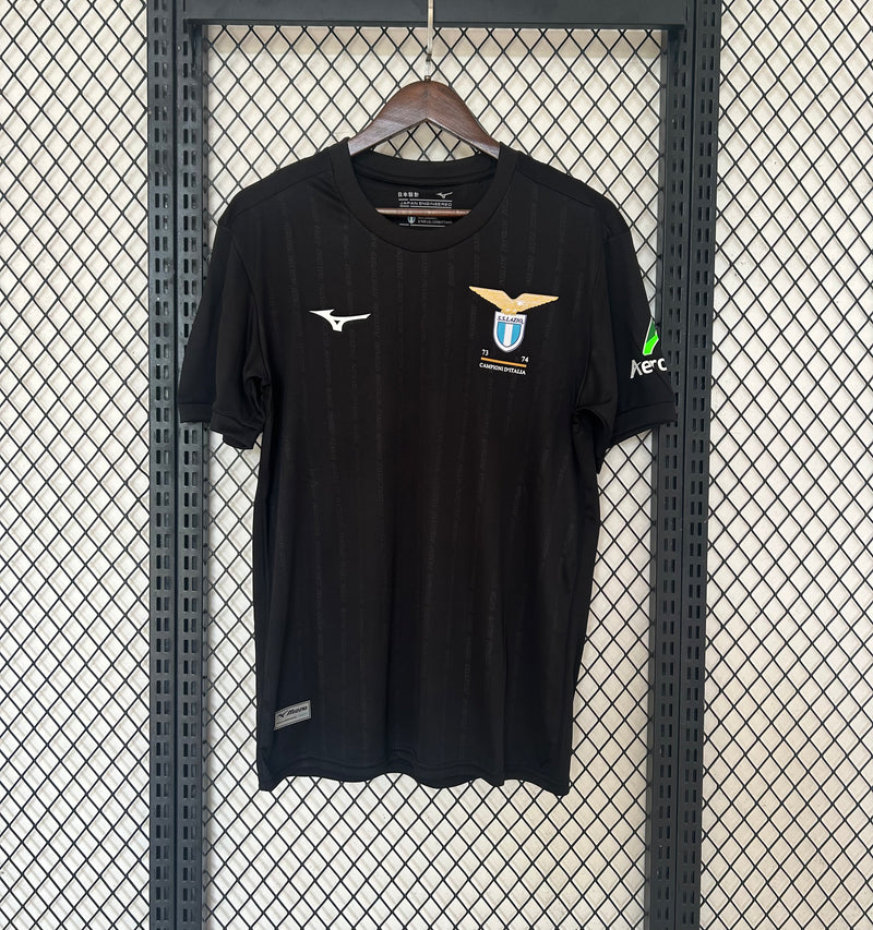 Camisa Lazio 50º Aniversário Goleiro 24/25 Mizuno - Preta