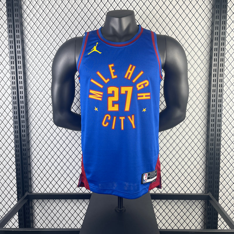 Regata Denver Nuggets City 2023 Masculina - Azul