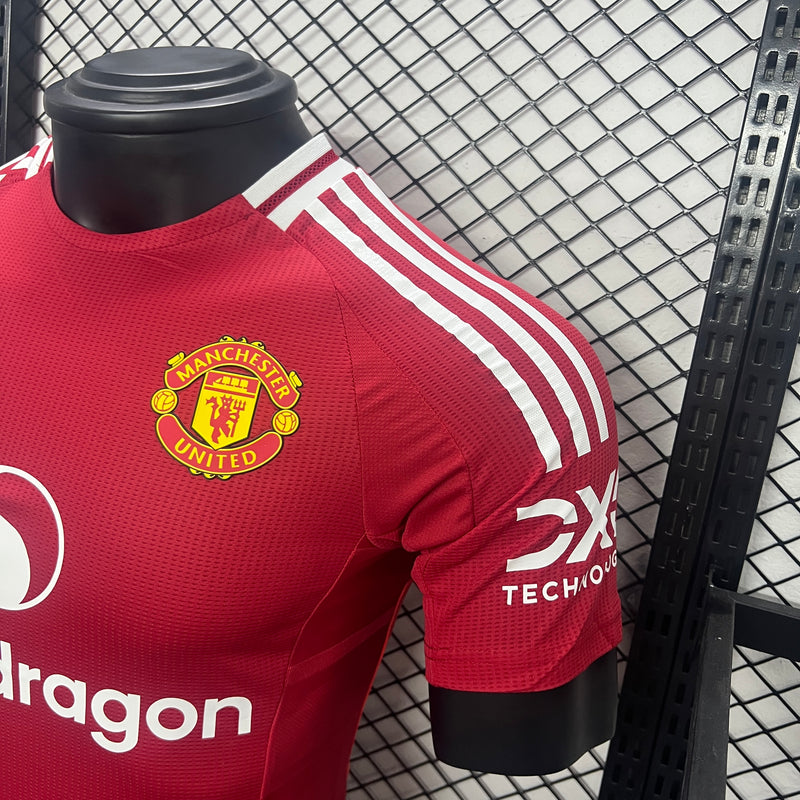 Camisa Manchester United I 24/25 - Adidas - Masculino Jogador