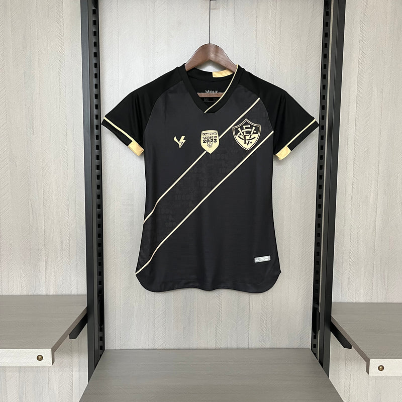 Camisa Vitória Feminina 2023 Título Serie B - Volt - Preta