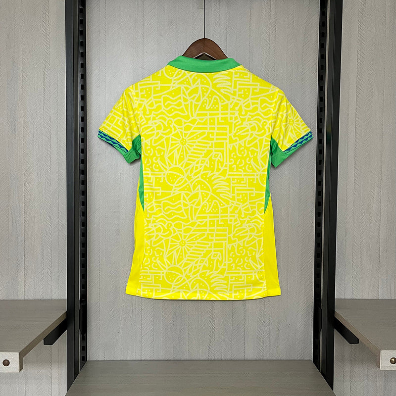 Camisa Seleção Brasil Feminina 2024 Nike - Amarela