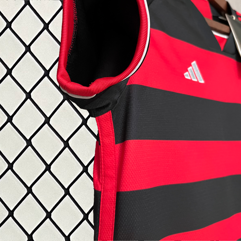 Camisa Flamengo Feminina I 2024 Adidas - Rubro Negro