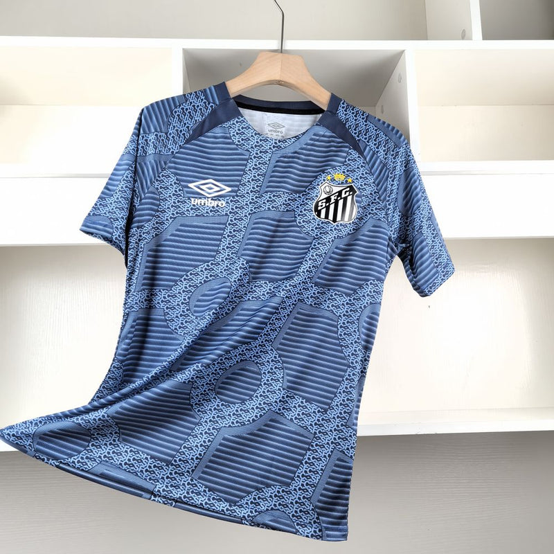 Camisa Santos de Treino  2024 Umbro - Azul