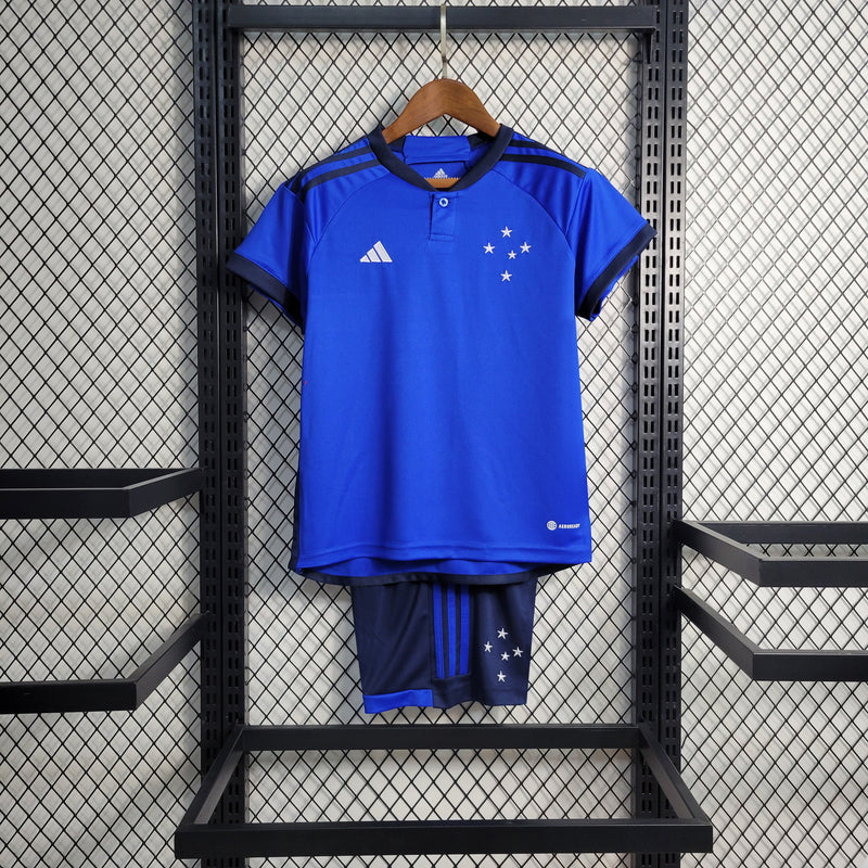 Kit Infantil Cruzeiro I 23/24 Adidas - Azul