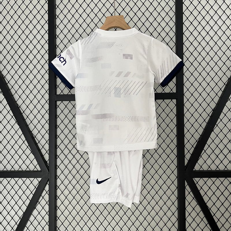 Kit Infantil Tottenham Hotspur I 23/24 Nike - Branco