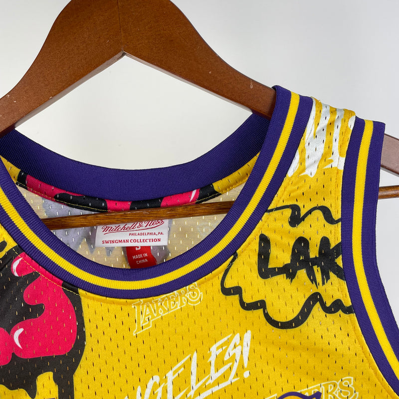 Regata Los Angeles Lakers Edição Limitada 2023 Masculina - Amarela