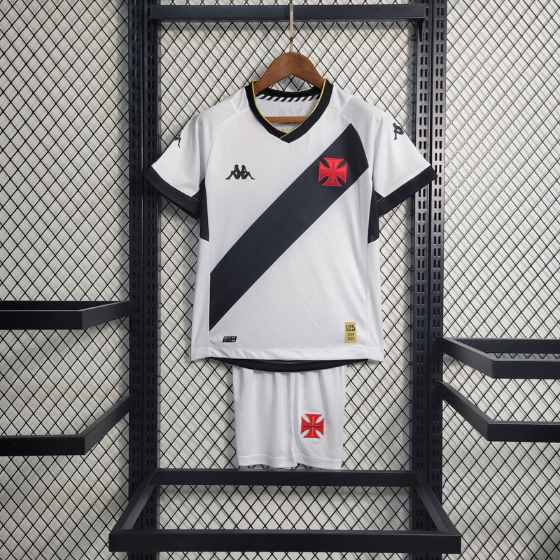 Kit Infantil Vasco da Gama I 23/24 Kappa - Branco