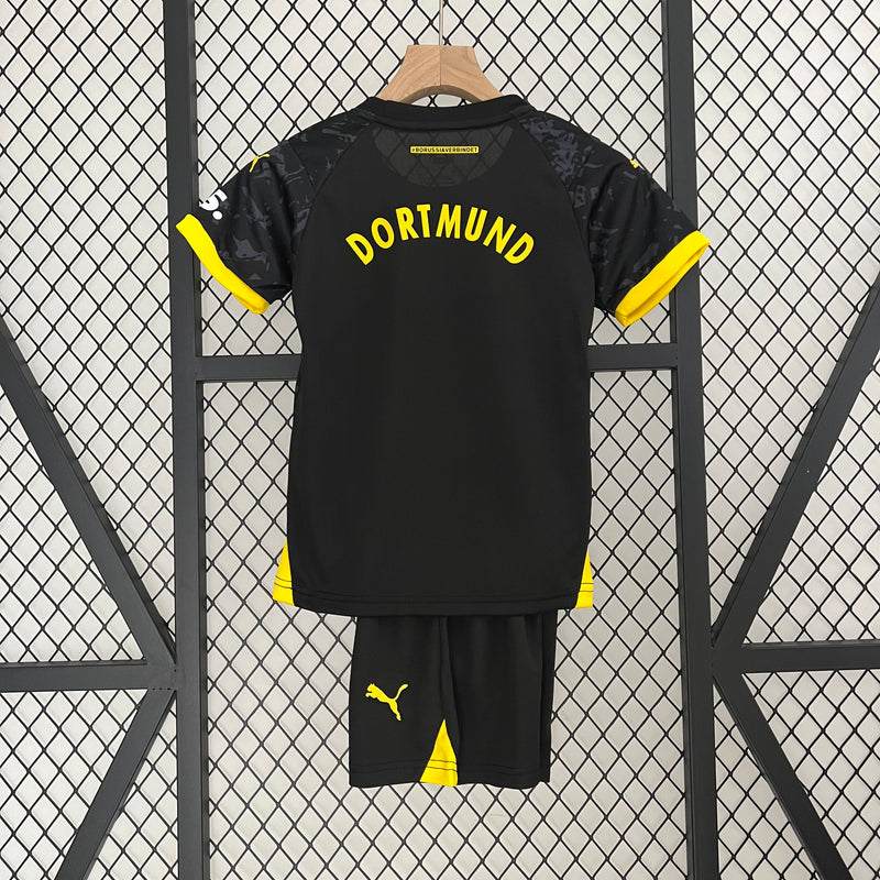 Kit Infantil Borussia Dortmund II 23/24 Puma - Preto