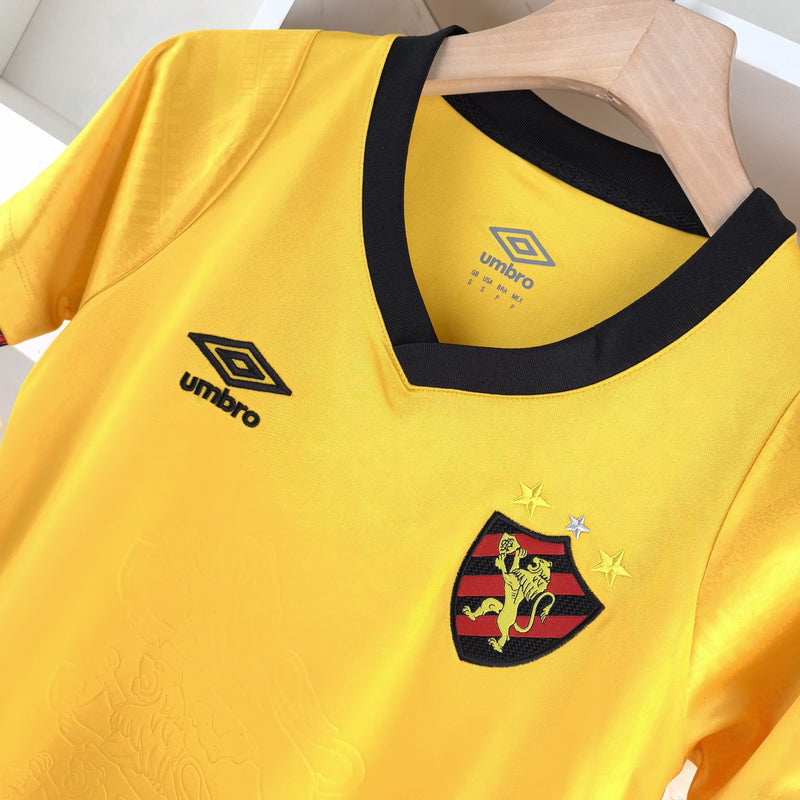 Camisa Sport Recife Feminina 2024 Umbro - Amarela