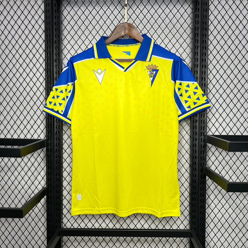 Camisa Cádiz CF 24/25 Macron - Amarela