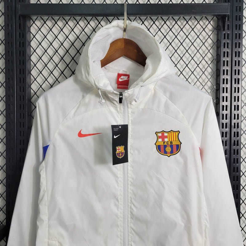 Corta-vento Barcelona 23/24 Nike - Branco