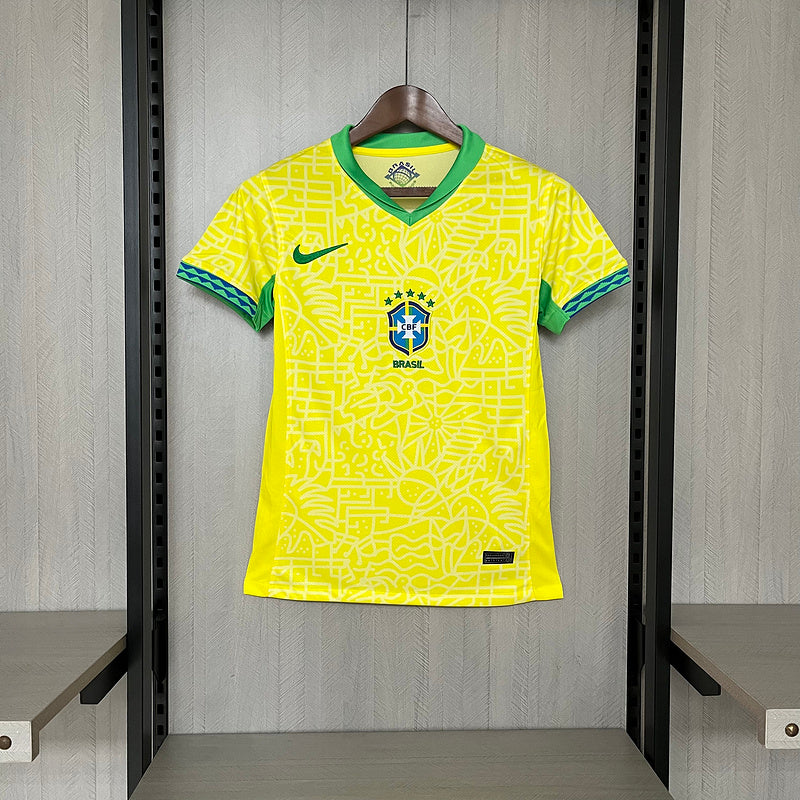 Camisa Seleção Brasil Feminina 2024 Nike - Amarela